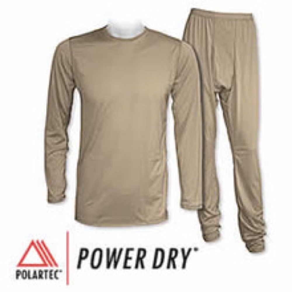 USGI Army ECWCS Gen III Level 1 Silkweight Shirt Polartec Tan Size Med Reg NWT